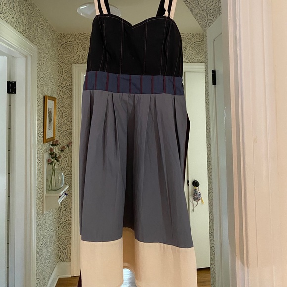 Silence + Noise dress with multi colored detail - Picture 2 of 3